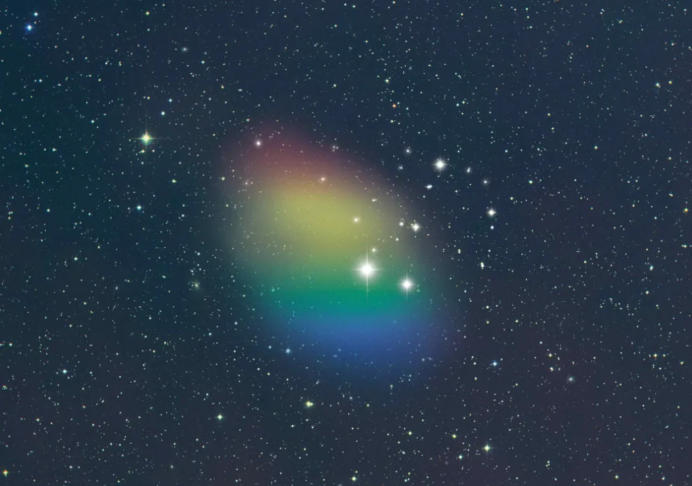 Científicos hallan por accidente una galaxia oscura en etapa de formación temprana