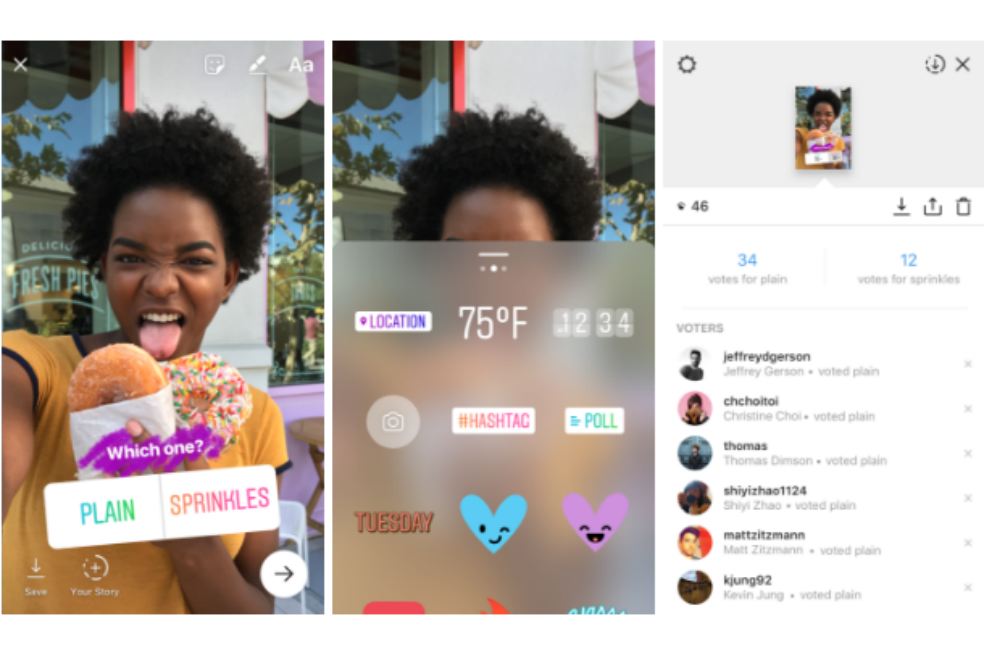 Las encuestas se toman Instagram