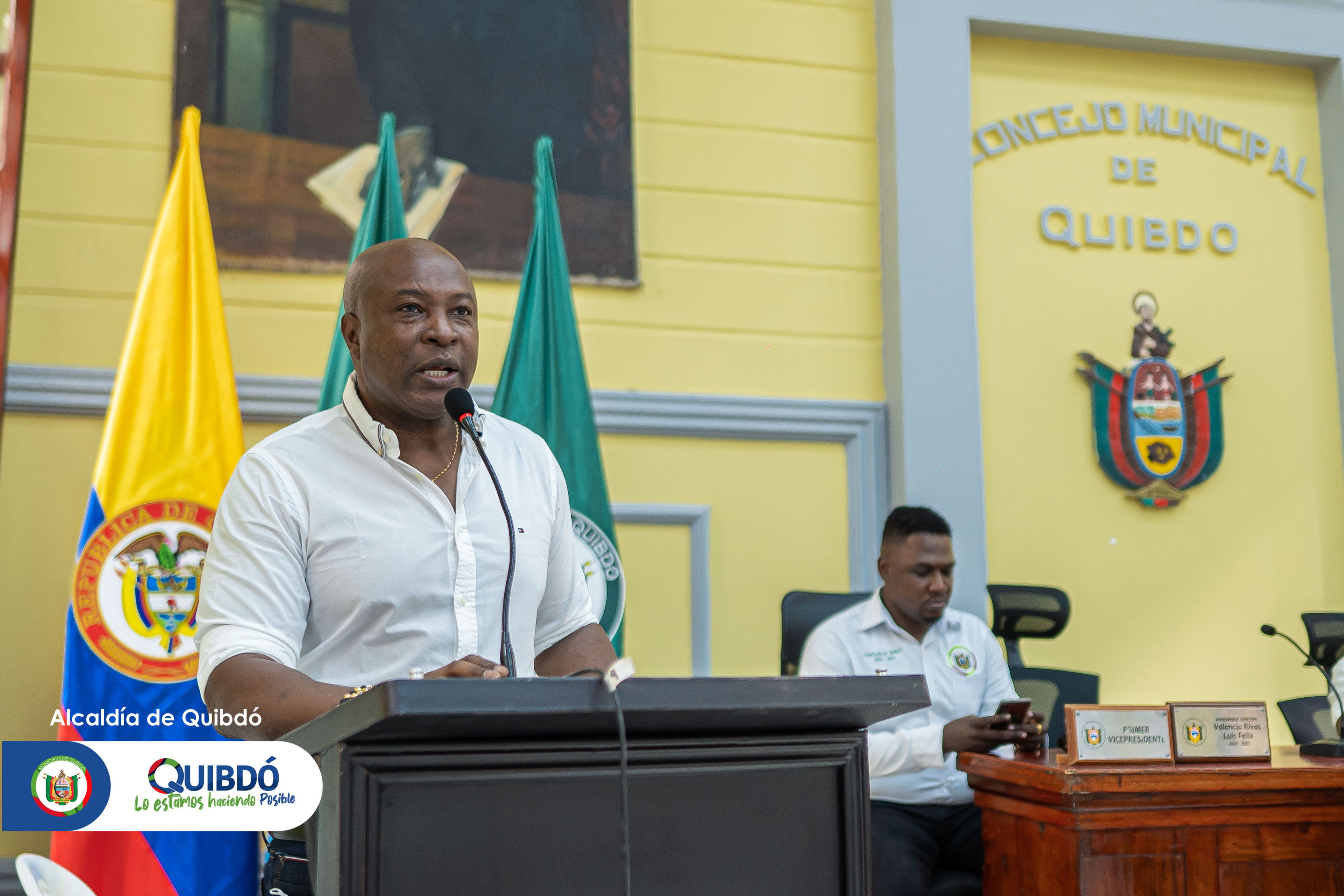 Martín Emilio Sánchez, alcalde de Quibdó (Chocó).