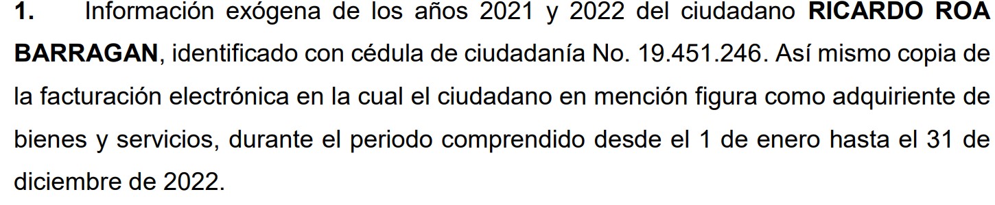 El CNE pidió información tributaria de Ricardo Roa, actual presidente de Ecopetrol.