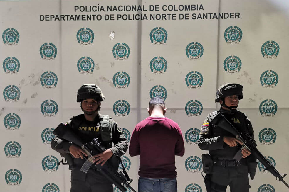 Envían a la cárcel a alias "Piña", sindicado del homicidio de dos policías