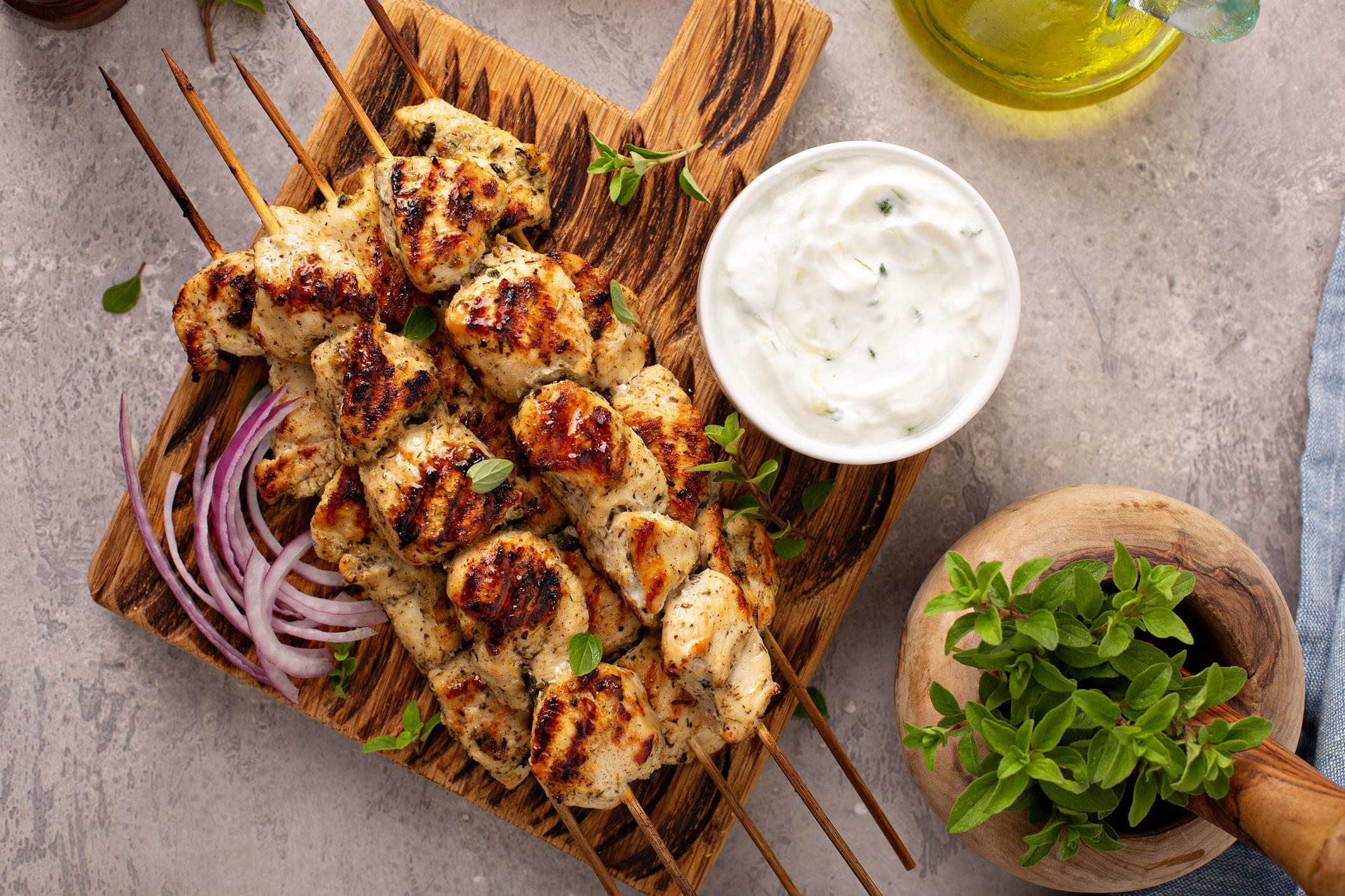 Receta: pinchos de pollo al ajillo