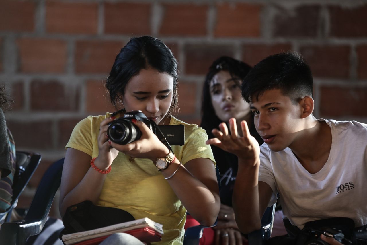 El objetivo del taller era trabajar desde la experiencia territorial y junto a las comunidades, como una forma de acercarse a las realidades del país desde el lente.