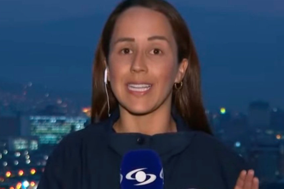 Erika Zapata periodista de Noticias Caracol.