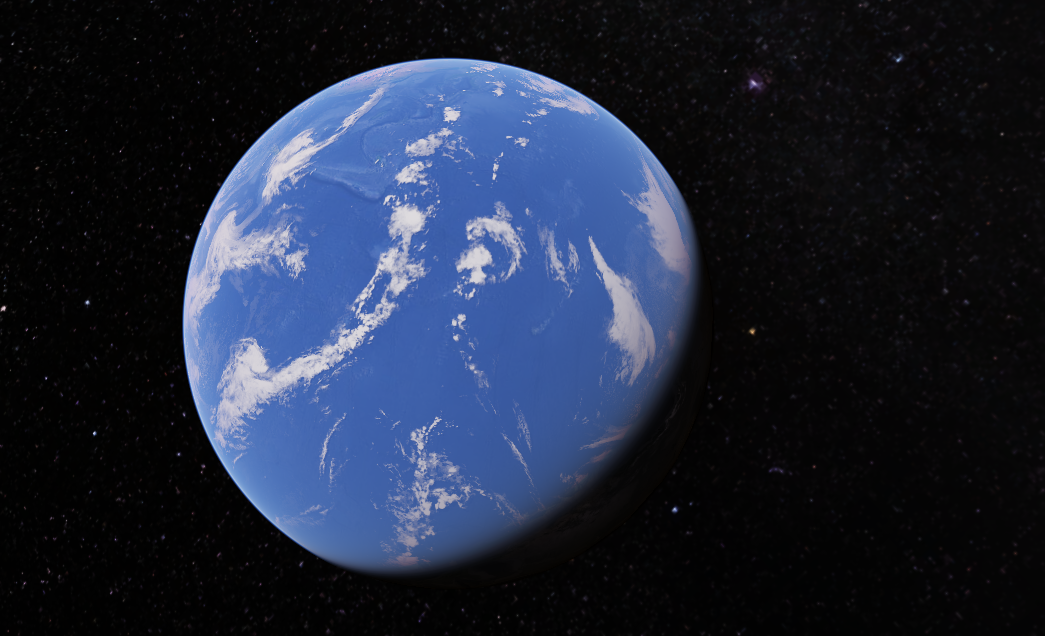 Una imagen satelital muestra a la Tierra como si fuera un “planeta acuático”