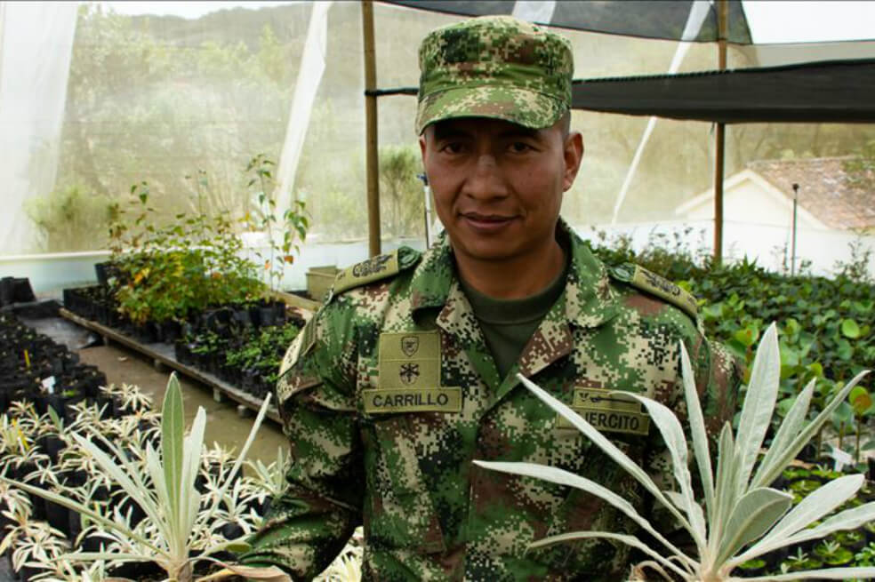 Los soldados reforestadores del Páramo de Chingaza
