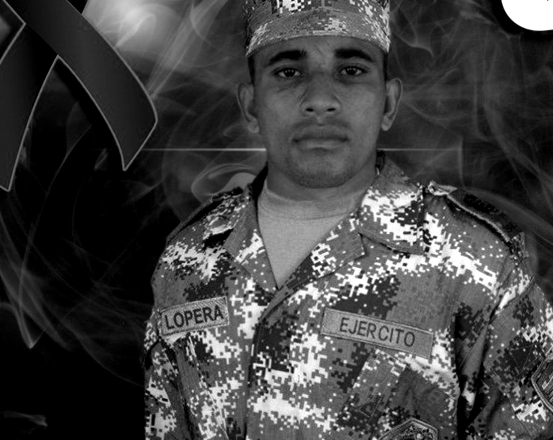 Soldado murió tras pisar mina antipersonal durante operaciones militares en Córdoba