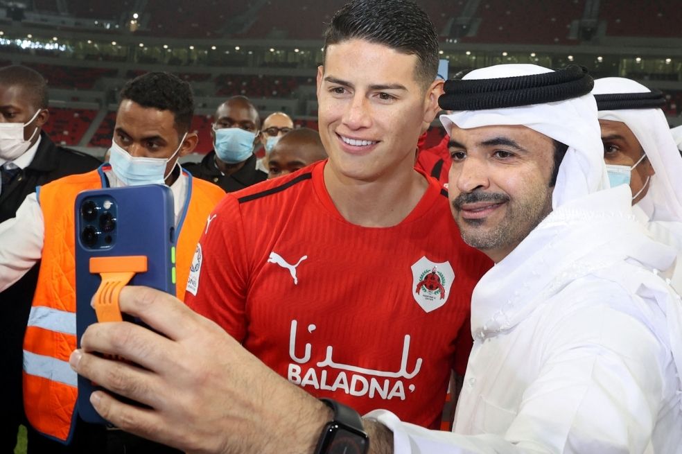 James Rodríguez, descartado para debutar en Catar por problemas en su pantorrilla