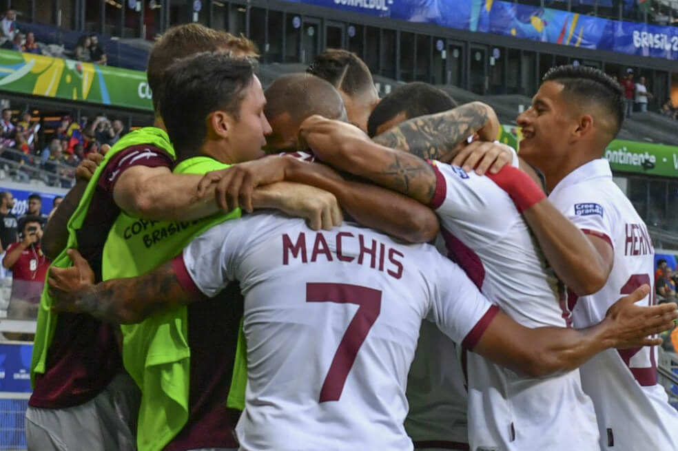 Venezuela, a cuartos: venció 3-1 a Bolivia