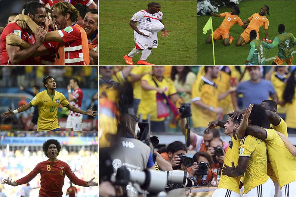 Las 50 primeras celebraciones en Brasil 2014