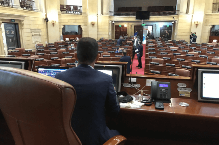 Plenaria de la Cámara de Representantes, primera en sesionar semipresencialmente