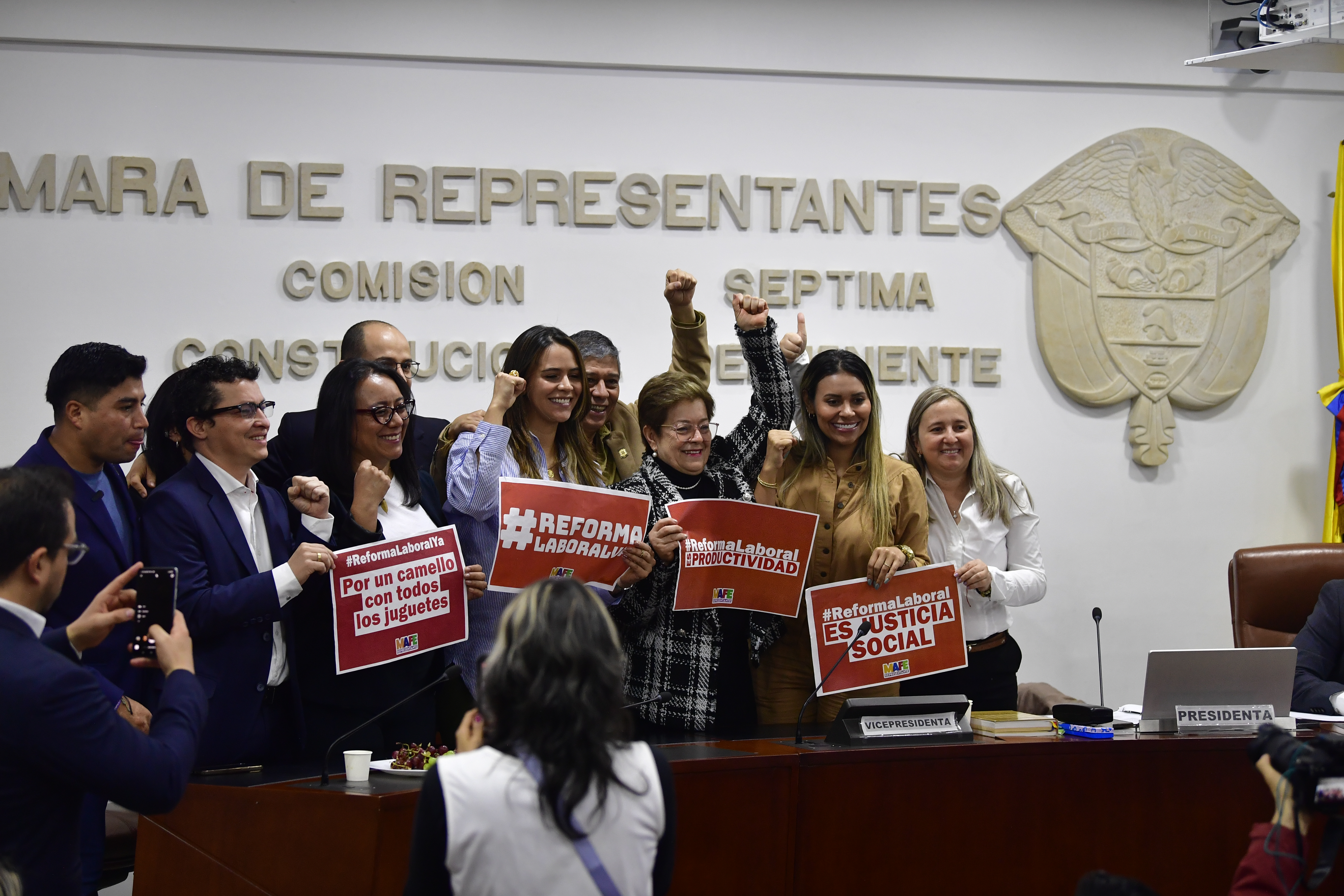Pacto Histórico radicó la ponencia de la reforma laboral para segundo debate
