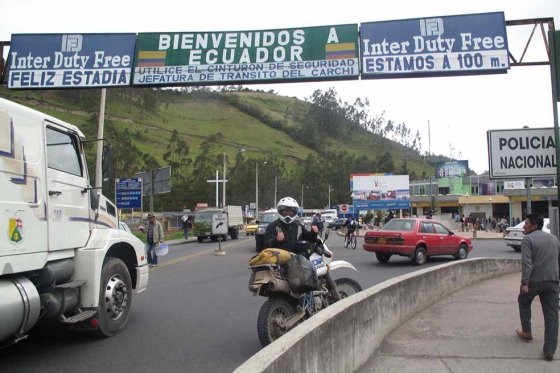 Frontera con Ecuador. 