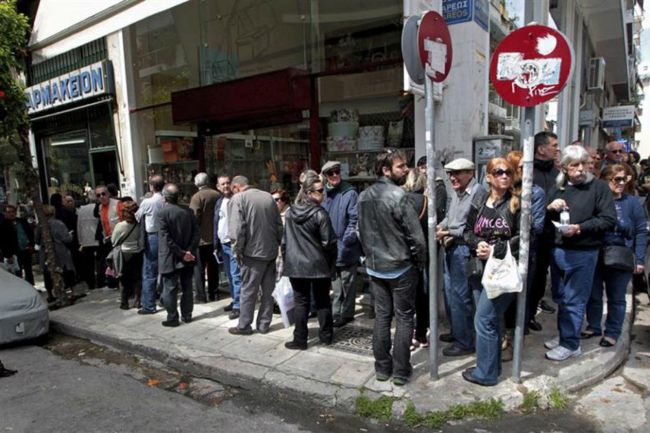 Huelga de farmacéuticos en Atenas