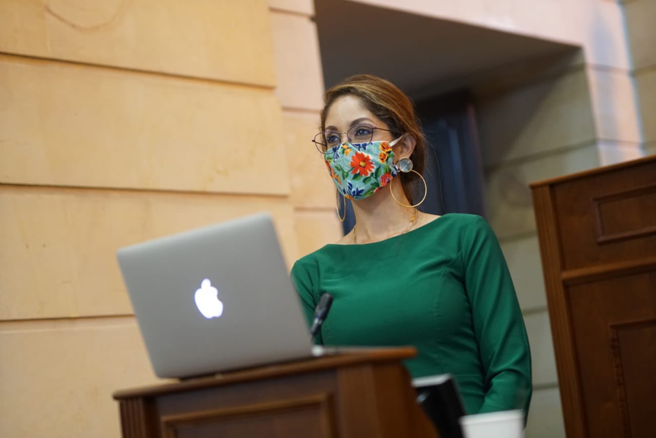 Jennifer Arias será la candidata por el Centro Democrático para la próxima legislatura.