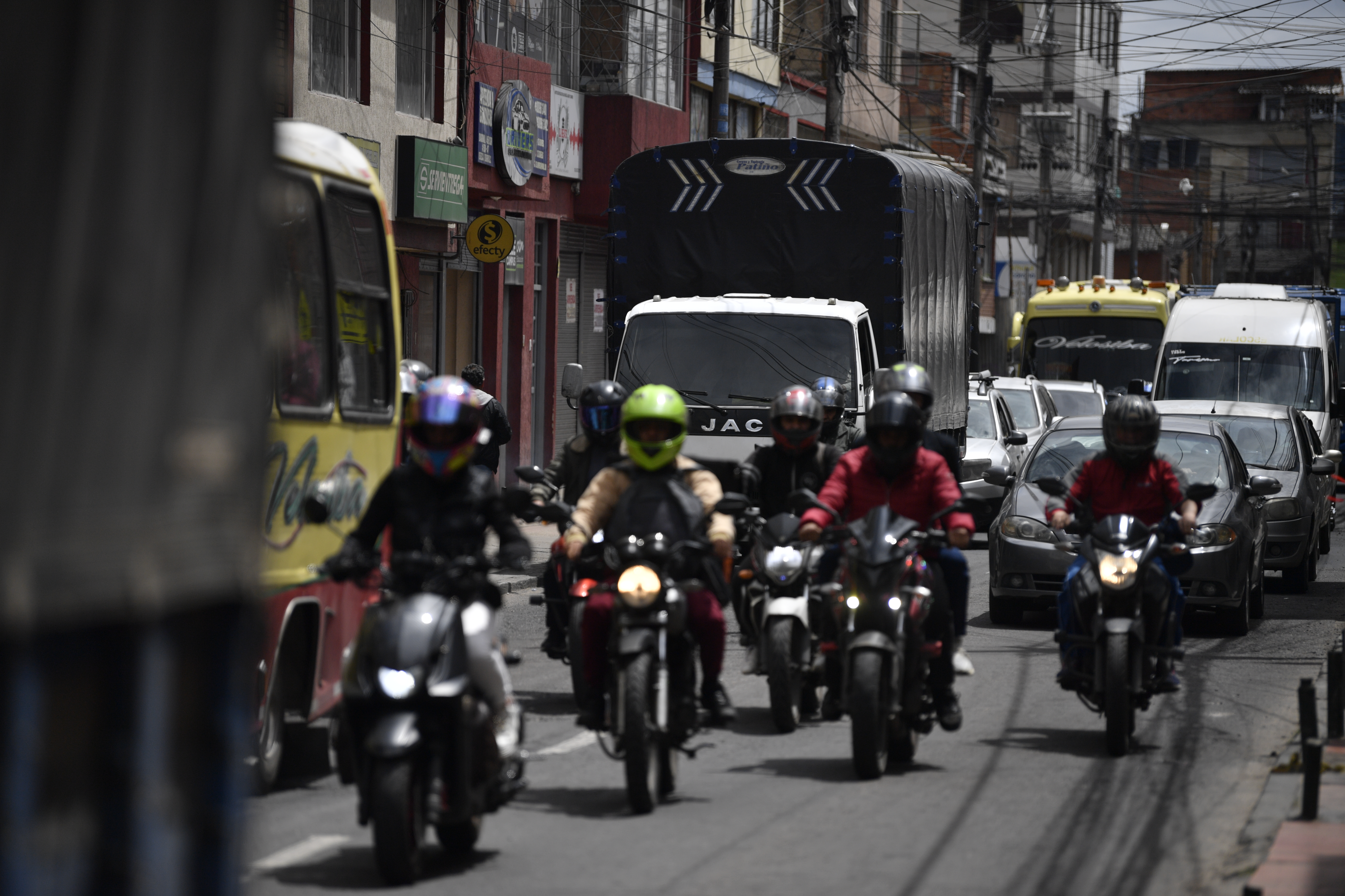 Movilidad 28 de enero: lluvias y accidentes protagonizaron la jornada