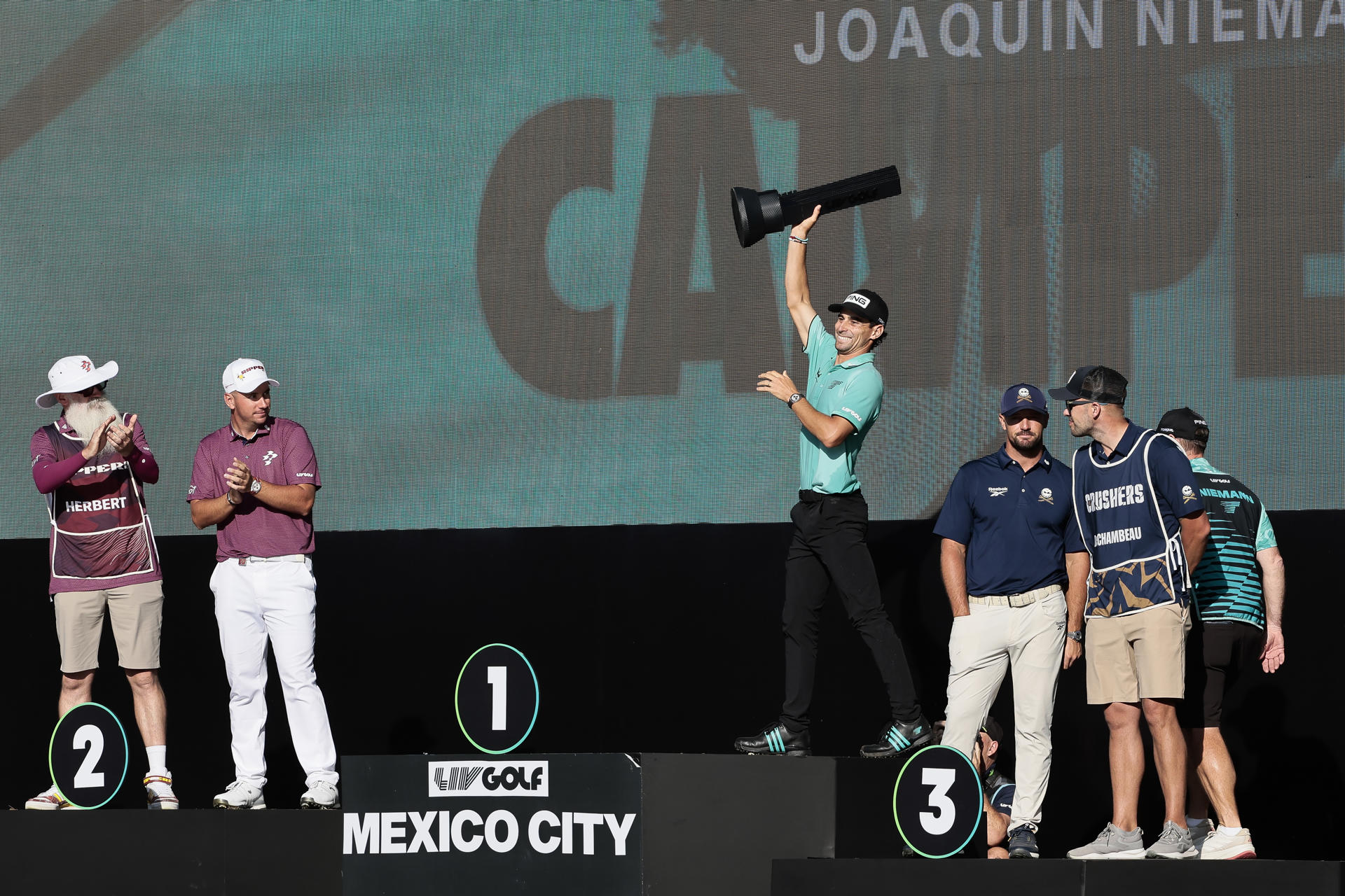 Niemann se consagró campeón del LIV Golf Mexico City: Sebastián Muñoz fue séptimo