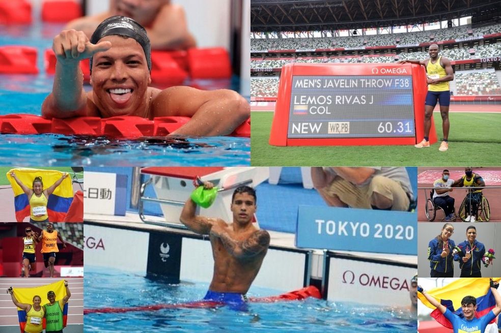 En imágenes: los y las 24 medallistas de Colombia en los Juegos Paralímpicos
