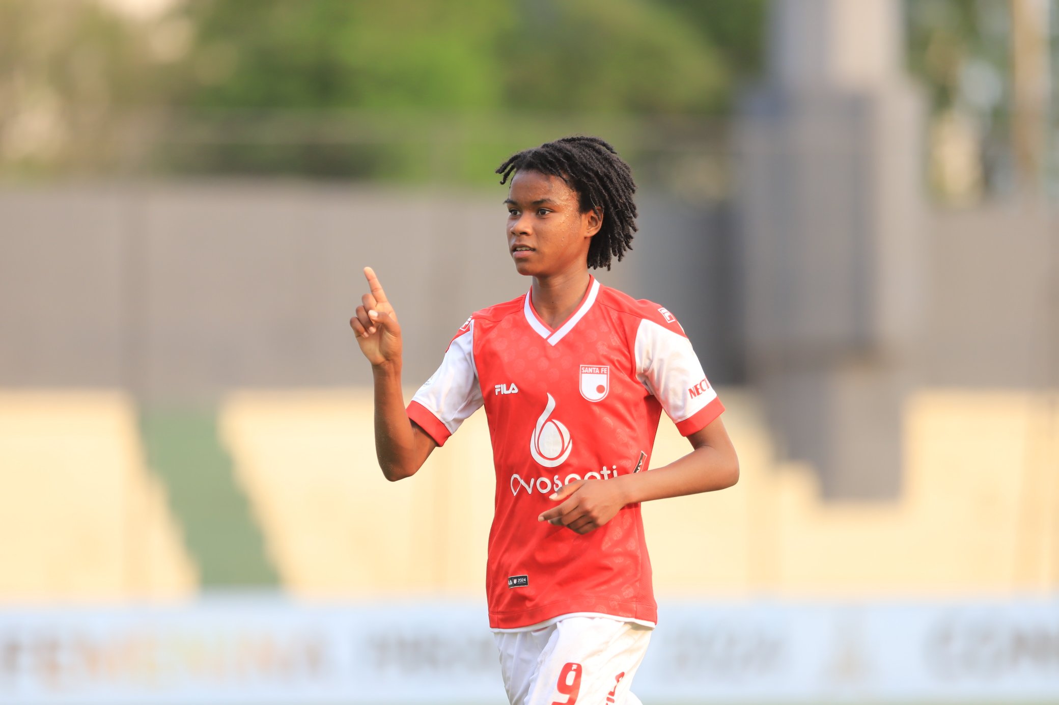 Karla Torres marcó en la victoria de Santa Fe sobre Alianza Lima en los cuartos de final de la Copa Libertadores Femenina.