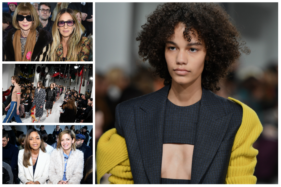 Nuevo diseñador de Calvin Klein debuta con una incluyente colección retro