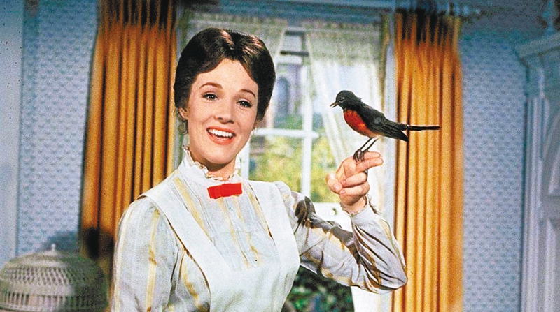 Julie Andrews fue la encargada de llevar a la pantalla grande el papel de la mítica niñera. / Cortesía