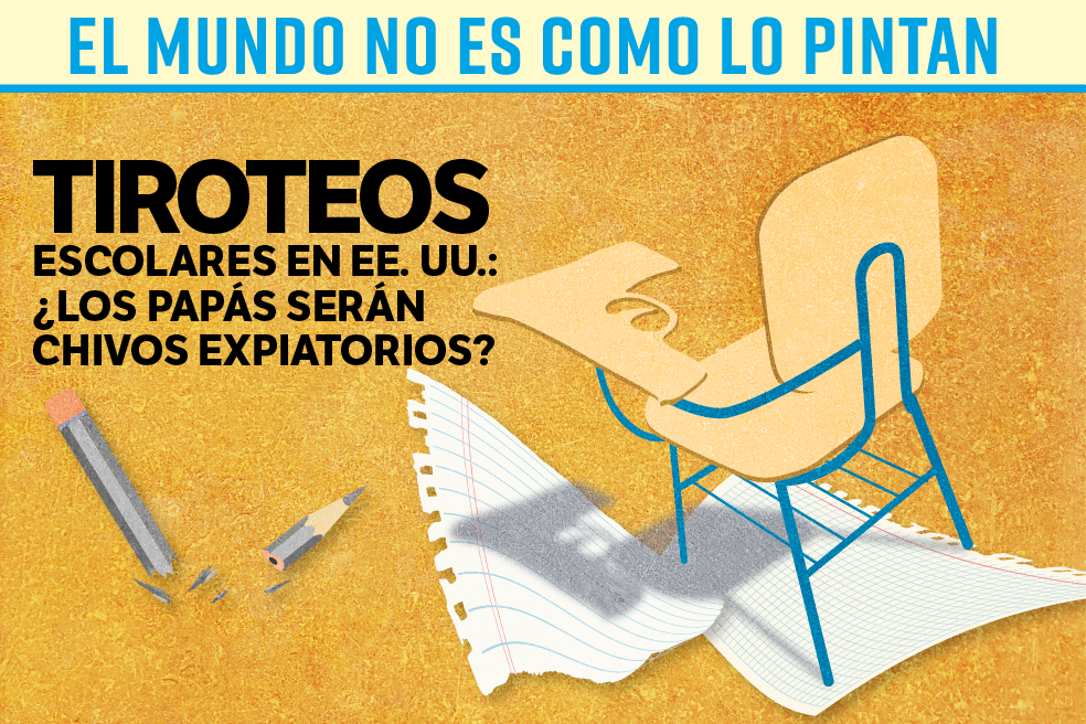 Tiroteos escolares en EE. UU.: ¿papás enjuiciados serán chivos expiatorios?