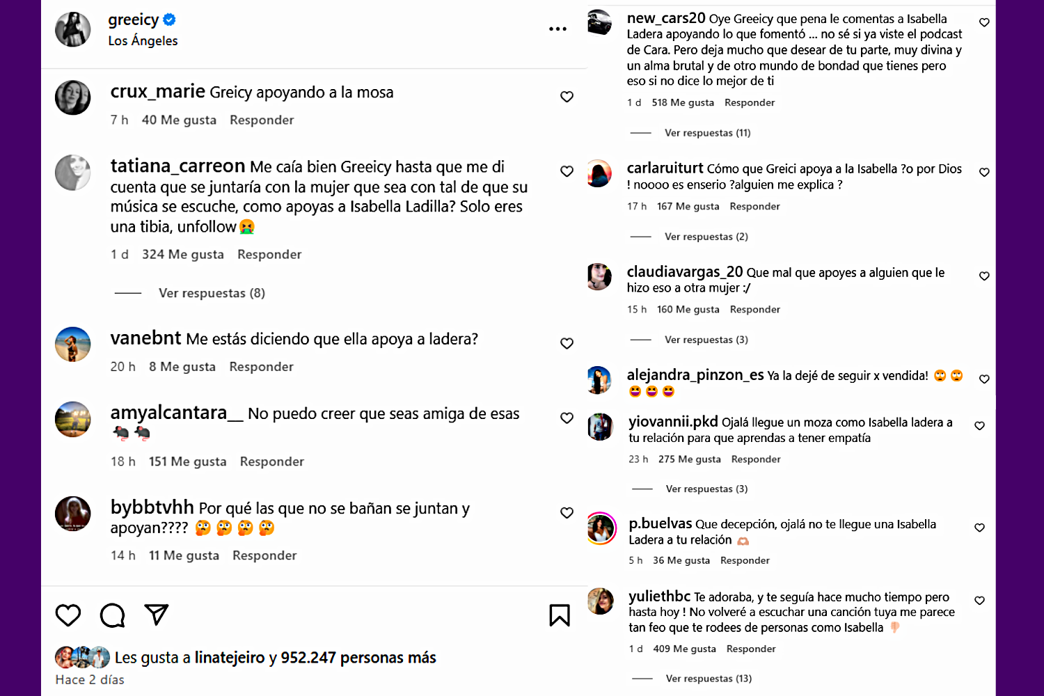 Greeicy sorprendió con arriesgado cambio de ‘look’: “Bien acompañada la rubia”