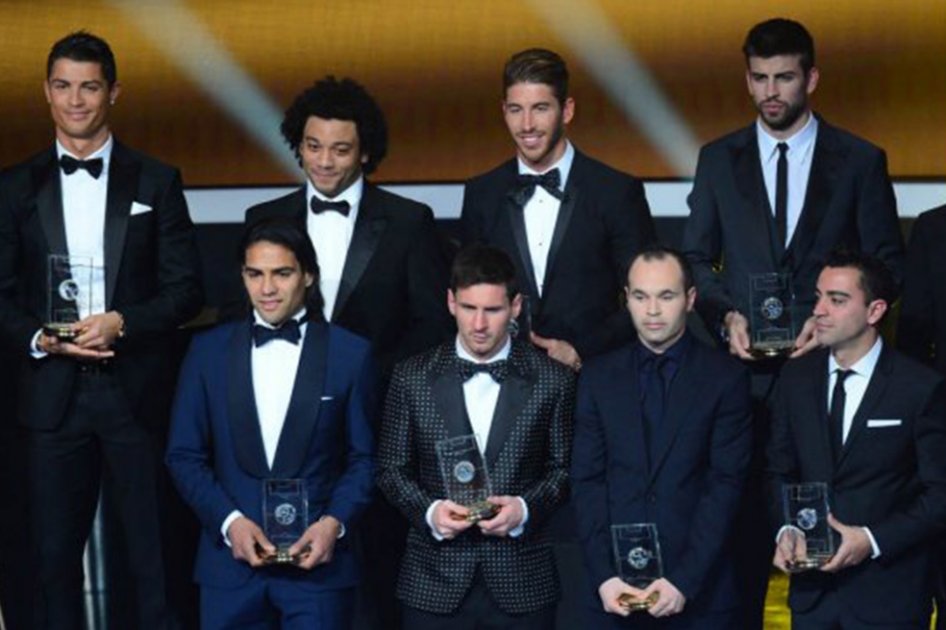 Finalistas a los premios de la FIFA en gala del Balón de Oro