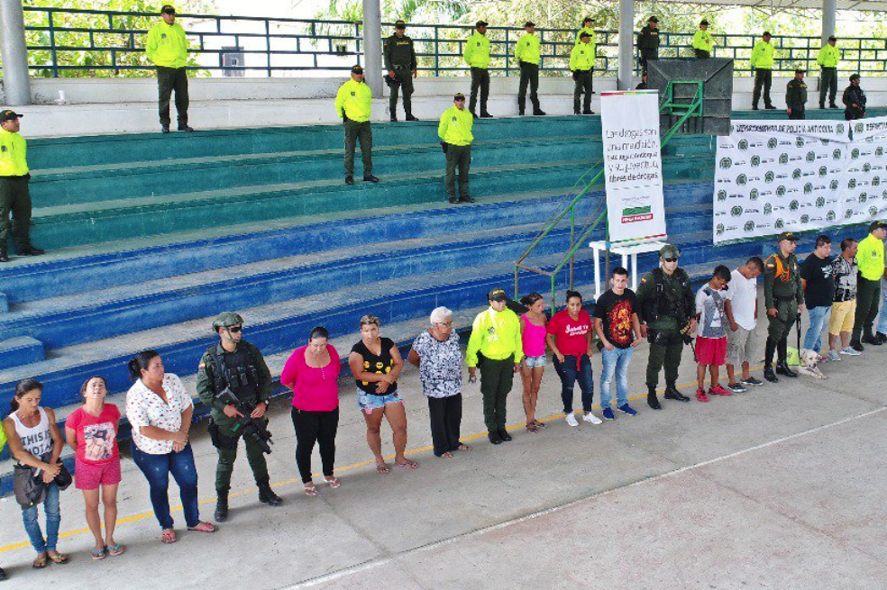 Capturan a 37 miembros de Los Porteños que delinquían en Magdalena Medio de Antioquia