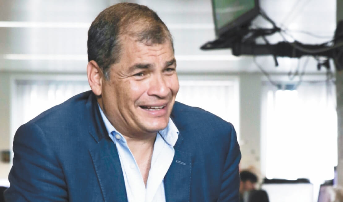 Correa dice que condena en su contra busca inhabilitarlo para las próximas elecciones en Ecuador