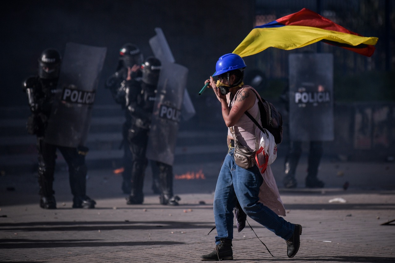 Más de 60 heridos dejó la noche de protesta del 20 de julio en Bogotá