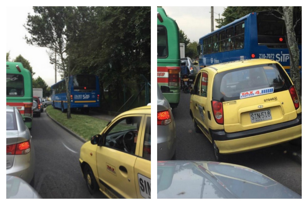 La inusual manera de hacer el recorrido de este bus del SITP en Bogotá