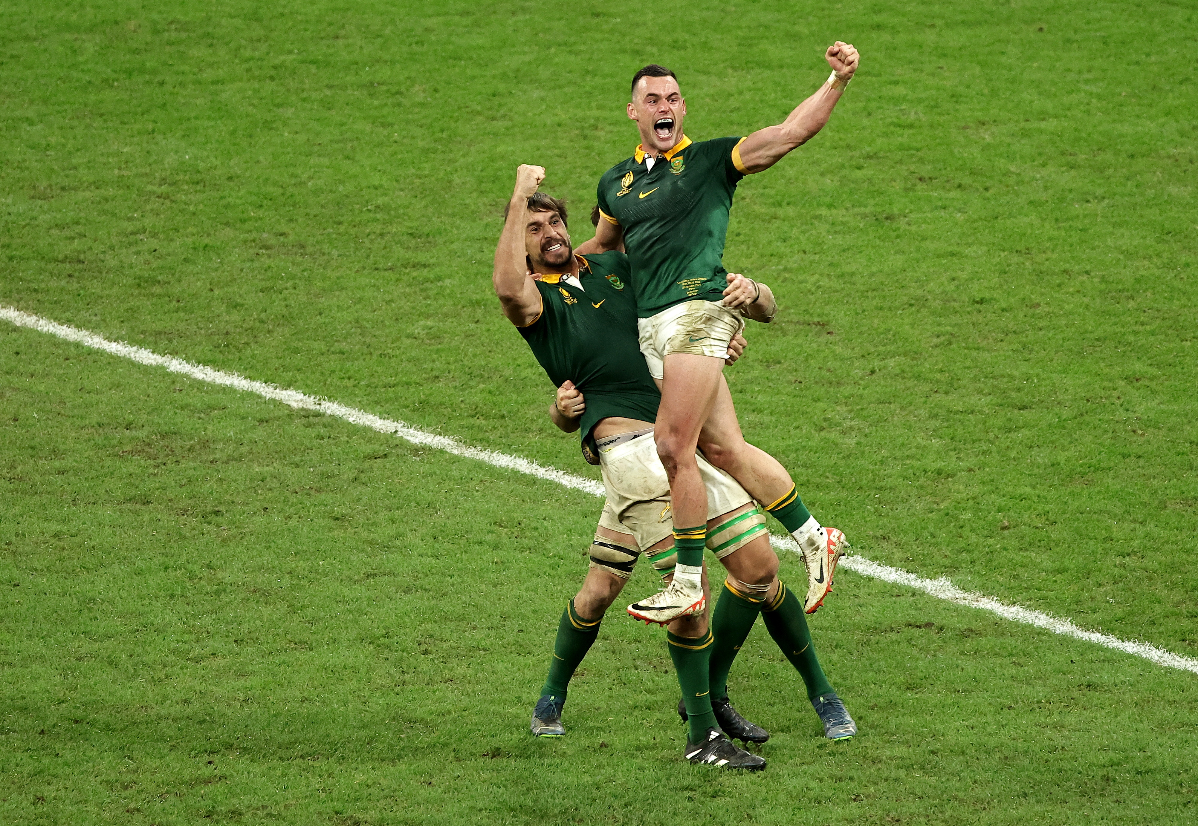 Sudáfrica logra su cuarto título mundial de rugby tras vencer a Nueva Zelanda