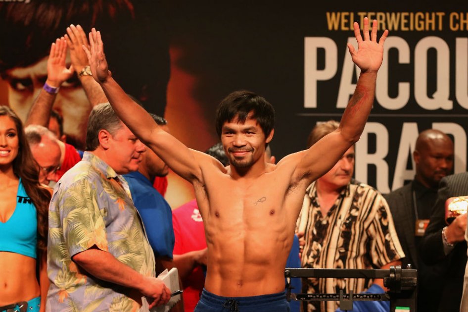 Manny Pacquiao se retirará tras el combate de este sábado contra Bradley. Foto: AFP