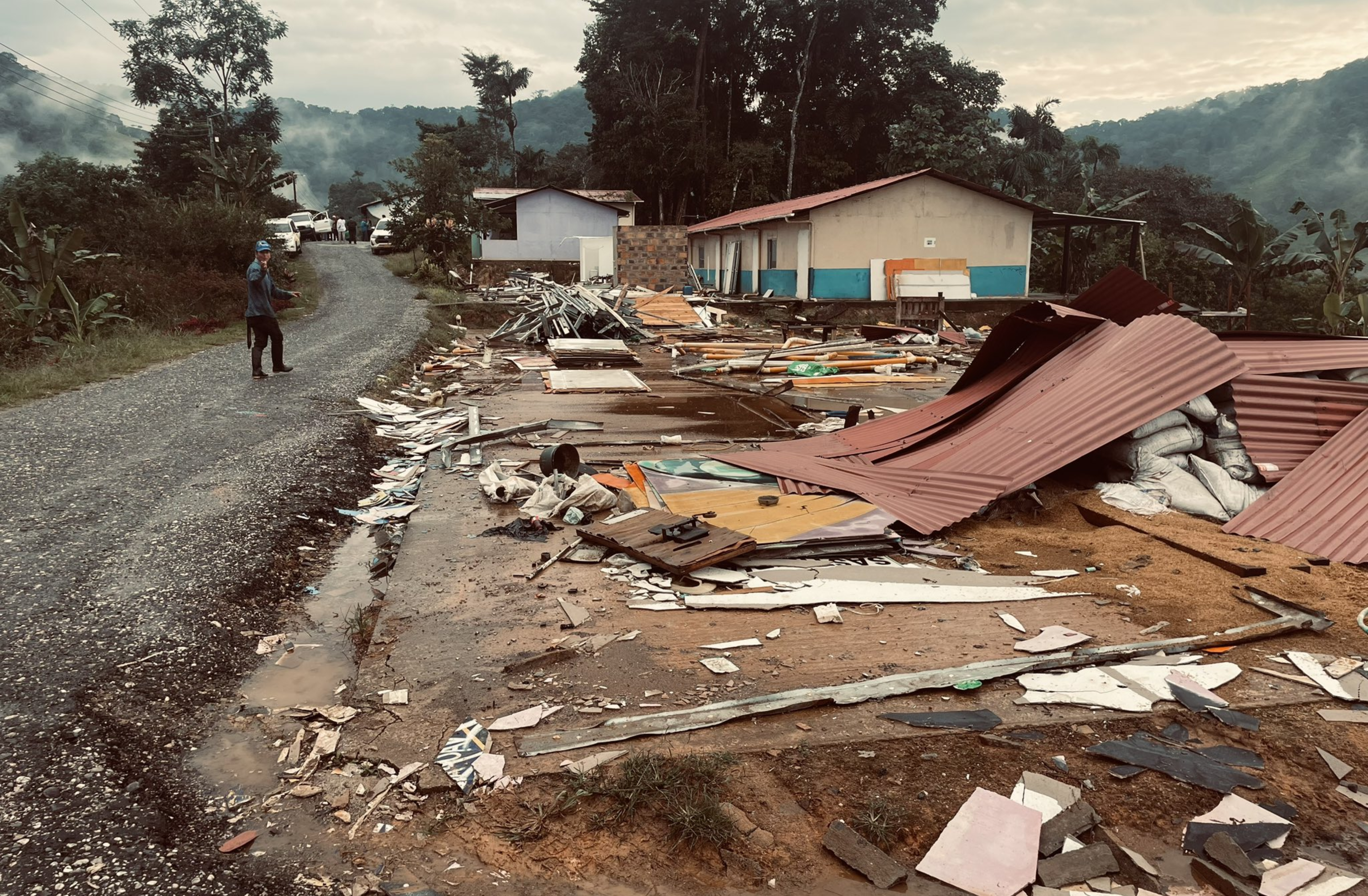 El 20 de agosto, día del desplazamiento forzoso de la comunidad firmante del ETCR Miravalle.