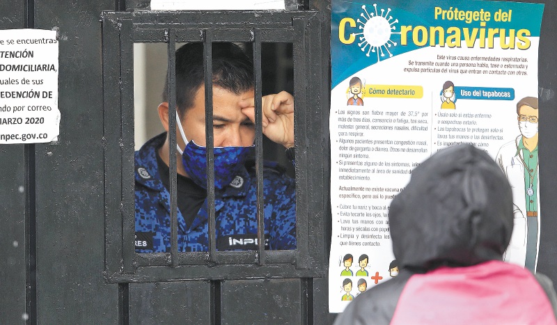 Las cuentas del Inpec tras ocho meses de pandemia en las cárceles