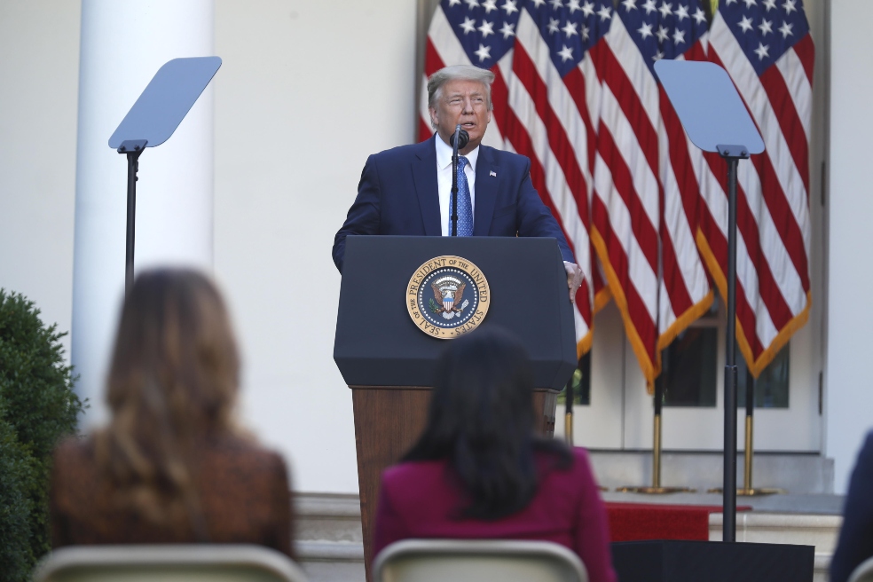 Tras días de silencio, el presidente de Estados Unidos habló de la muerte de George Floyd a manos de la policía y la ola de protestas en su país.