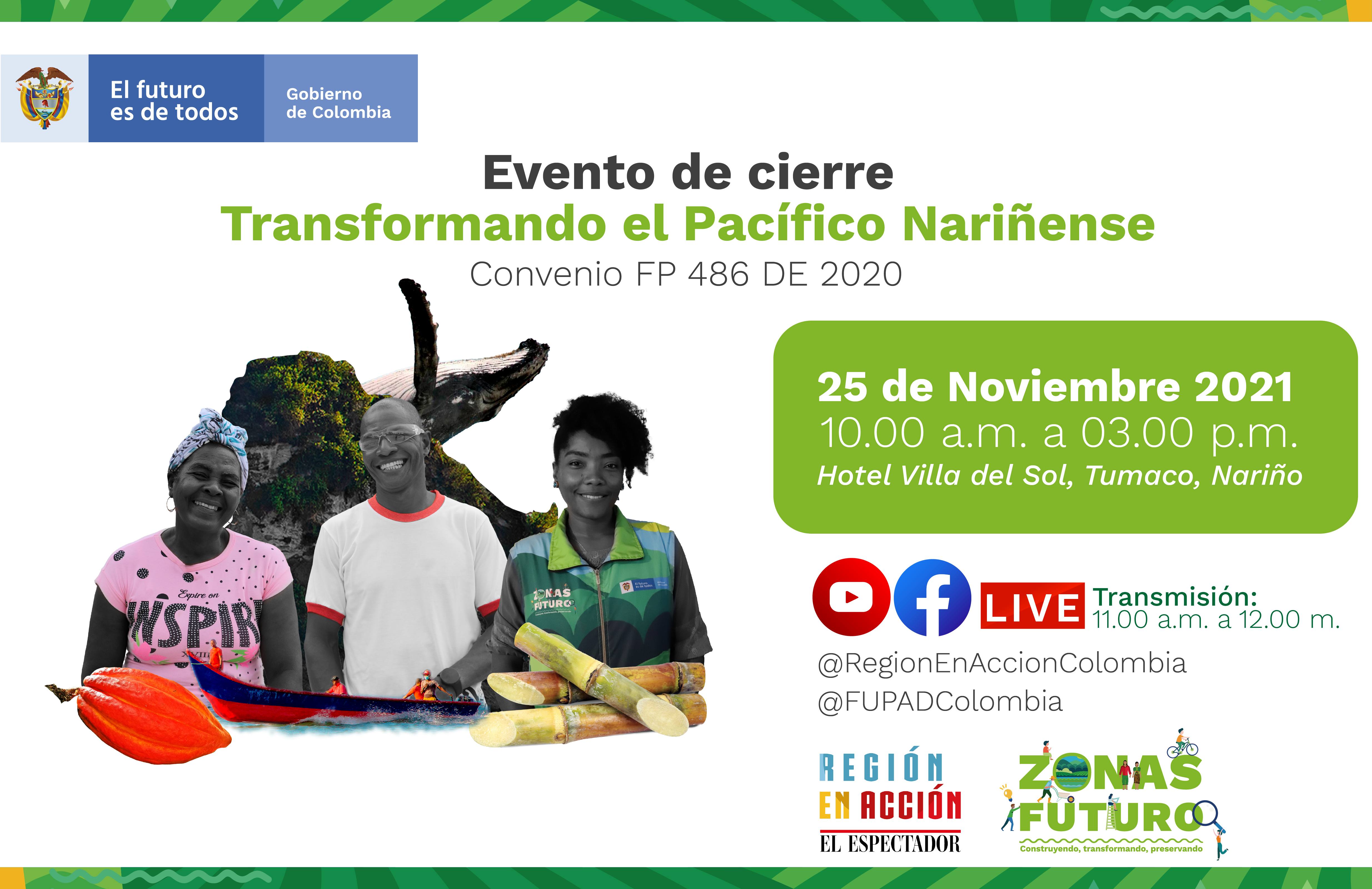 Evento de cierre: Transformando el Pacífico nariñense