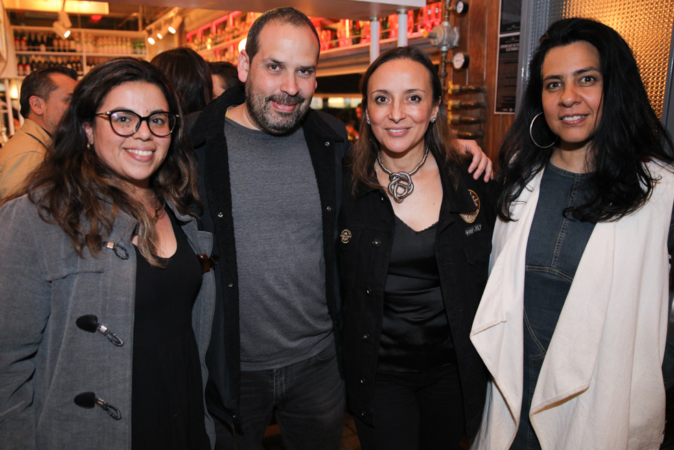 Rosa Helena González, Felipe Hoyos, Luz Angela Castro y María Ramírez Martínez