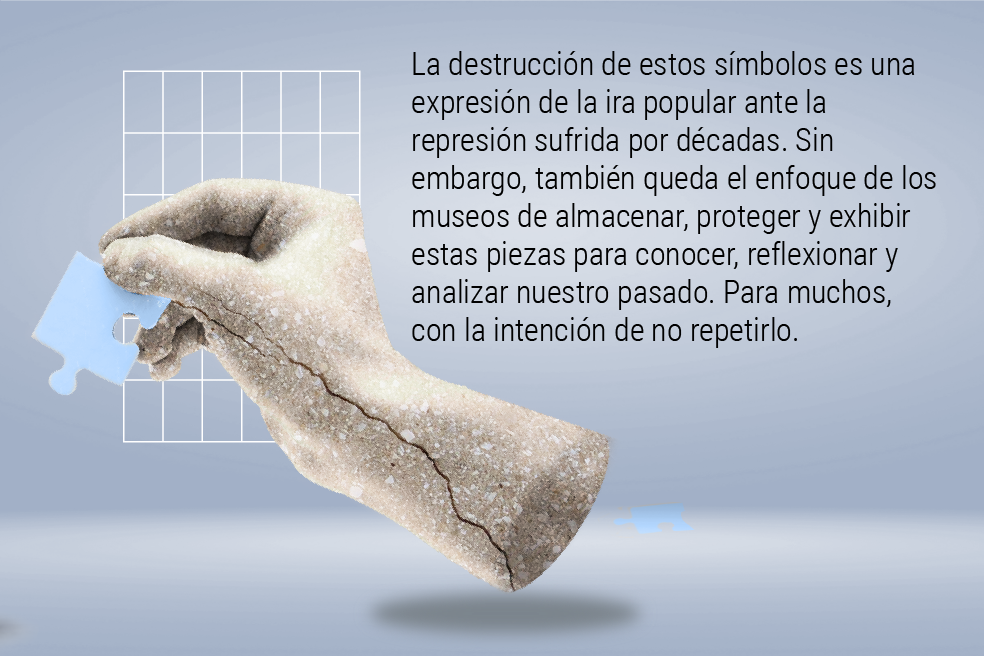 ¿Qué hacer con las estatuas de un régimen caído?