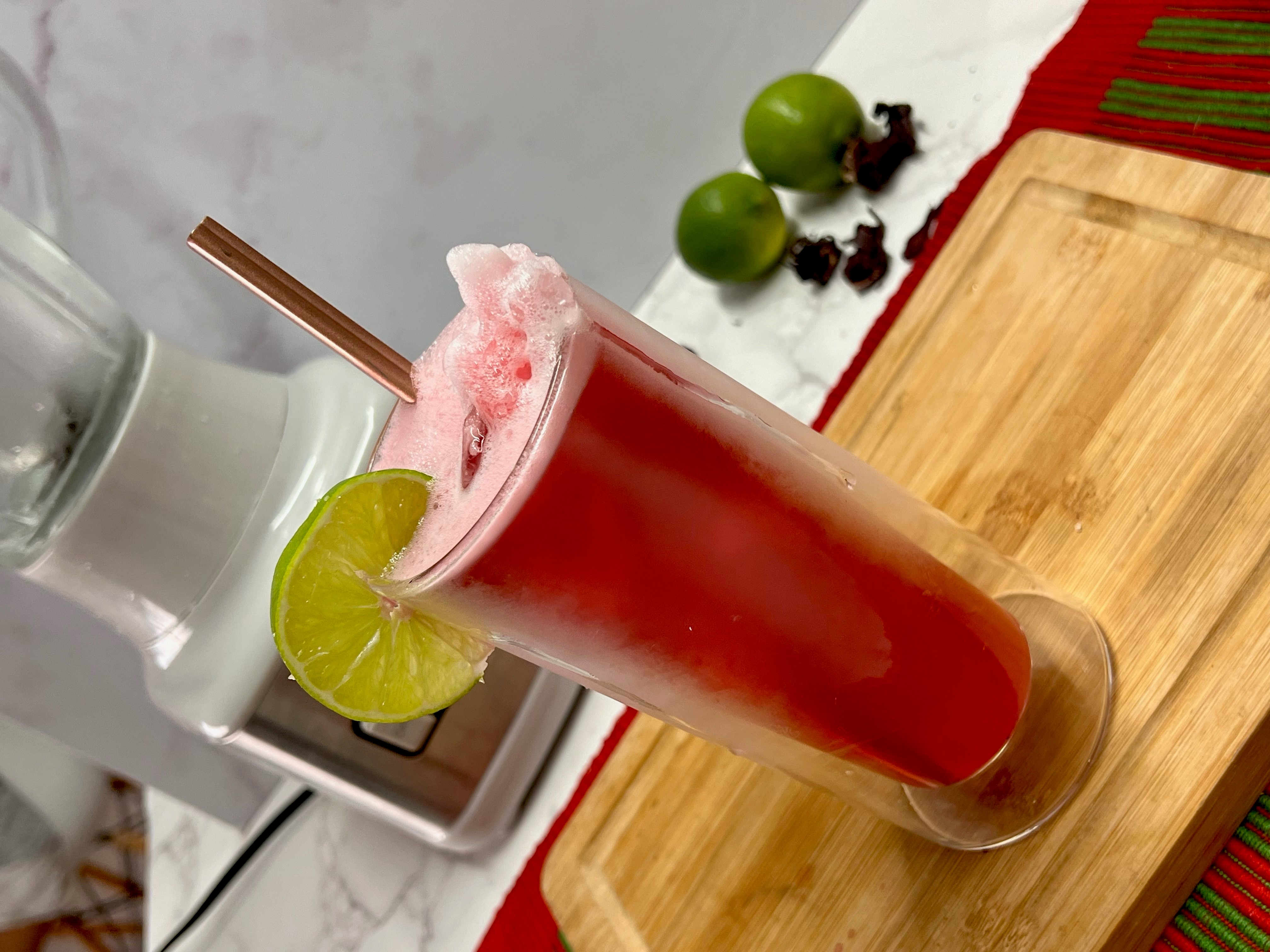 Granizada de limón y jamaica, la receta para refrescar tu domingo