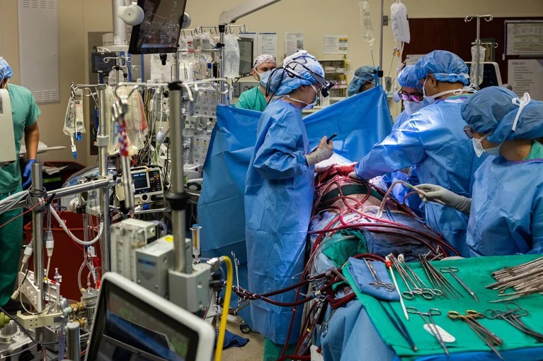 Un paciente sobrevivió más de 48 horas sin pulmones y conectado a un órgano artificial