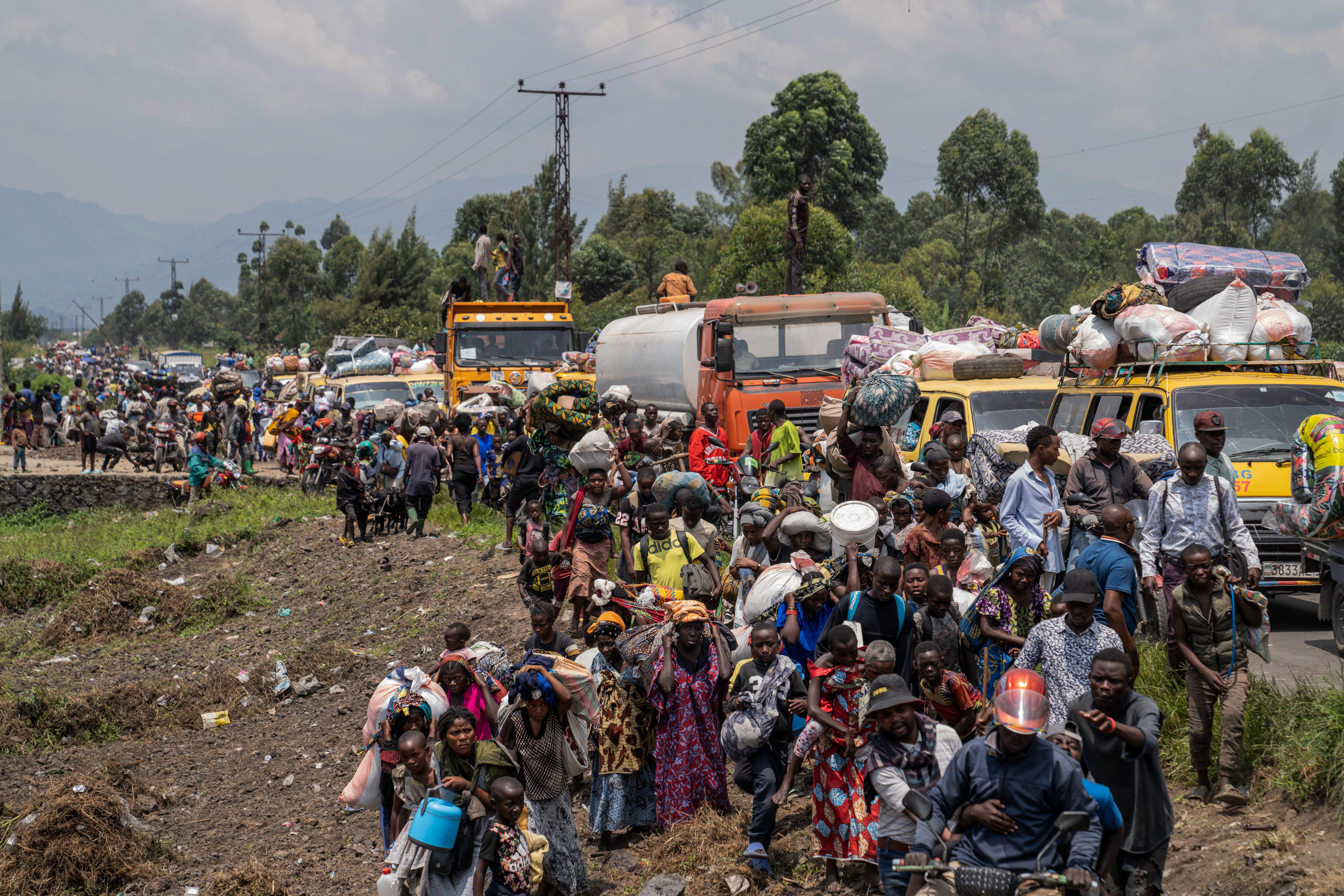 Casi un millón de desplazados en República Democrática del Congo este año