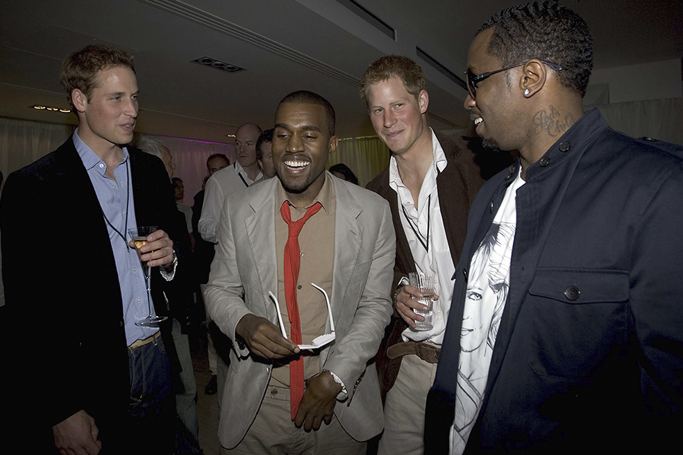 Polémica foto de Harry y William con P. Diddy sí fue en una fiesta. Detalles