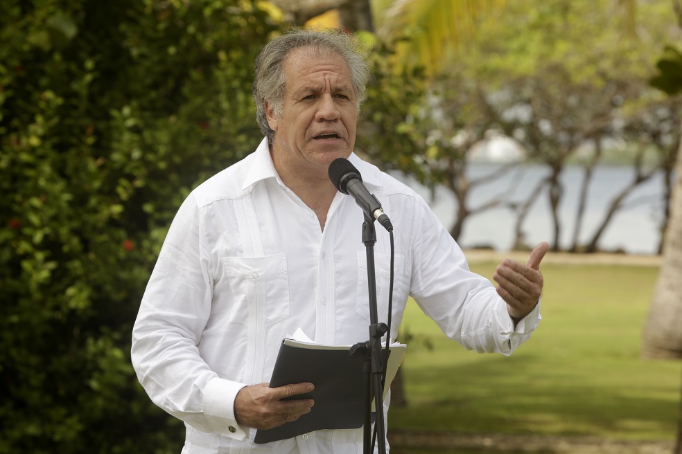 Luis Almagro afirmó que no apoya una intervención armada en Venezuela