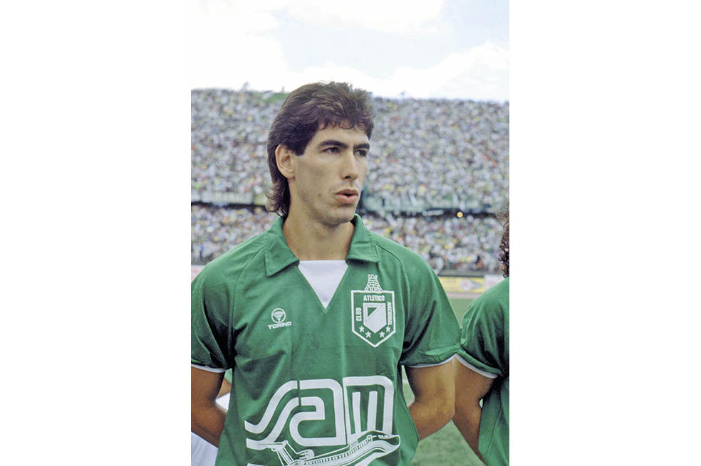 El desaparecido jugador de fútbol Andrés Escobar.