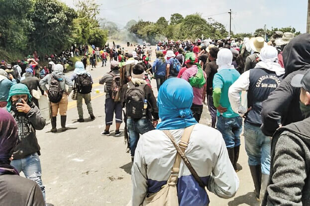 Organizaciones sociales y congresistas ratifican su apoyo a la minga en Cauca