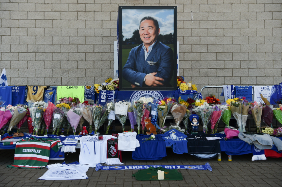 Falcao García se unió a los mensajes de condolencias por la muerte del dueño del Leicester
