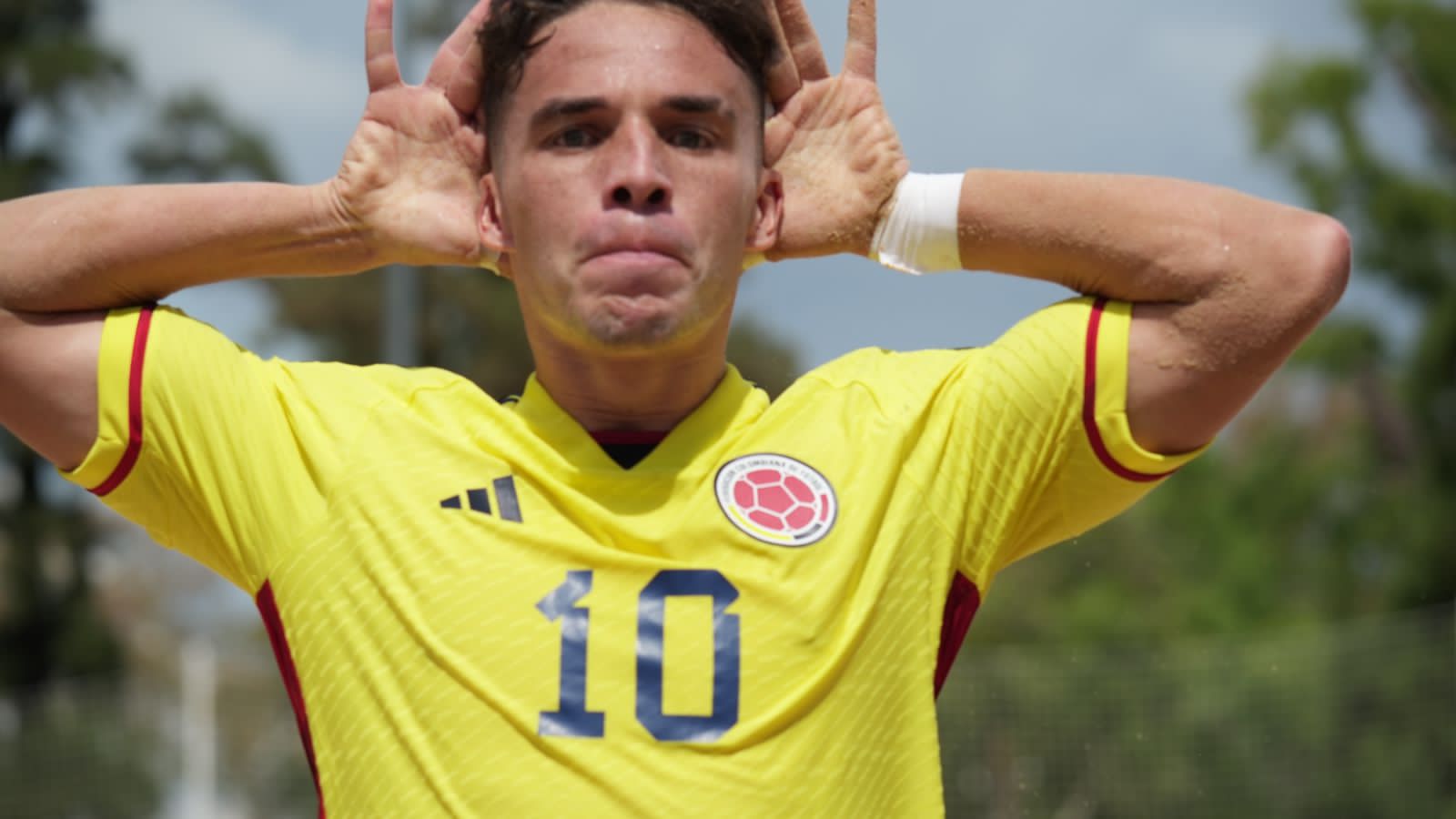 Juan Fernando Ossa y su celebración como 'Topo Gigio'