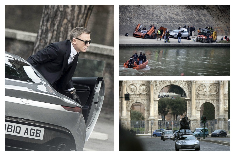 Problemas con el Aston Martin durante rodaje de la nueva James Bond